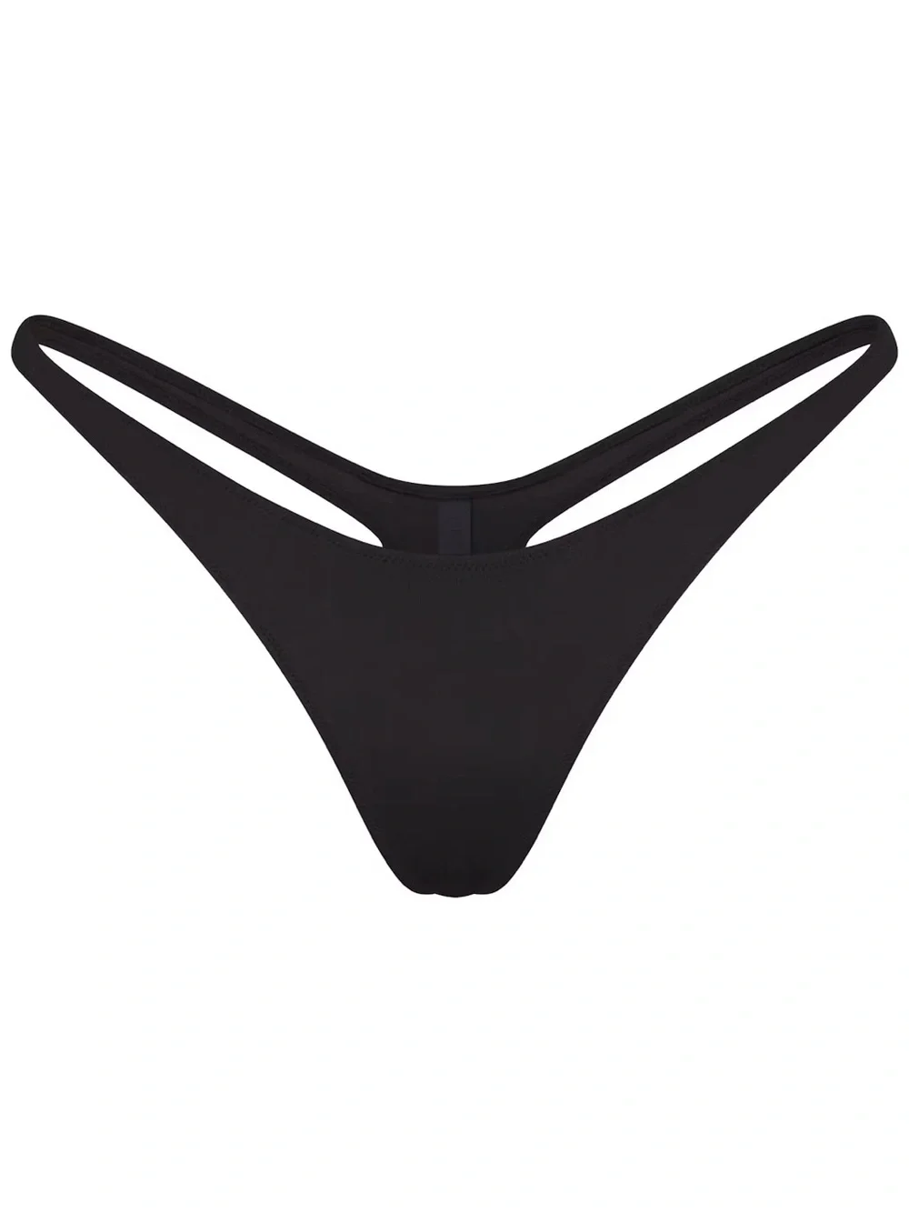 Skims Signature Swim Thong Onyx Medium